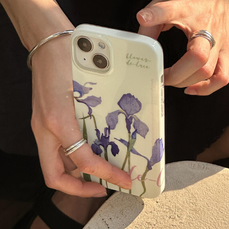 watercolor flower iPhone case