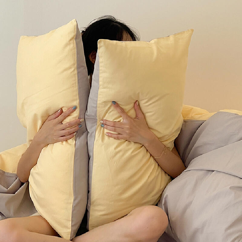 8color pastel bicolor pillow sheets
