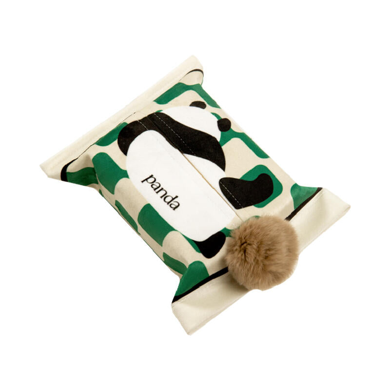 2design panda check tissue case
