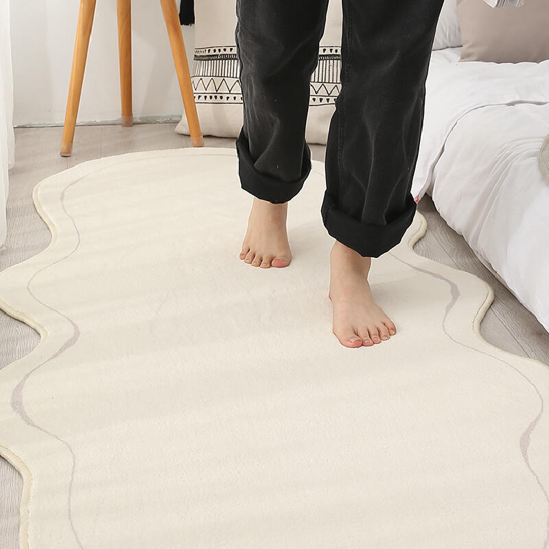 5design Irregular wave modern carpet