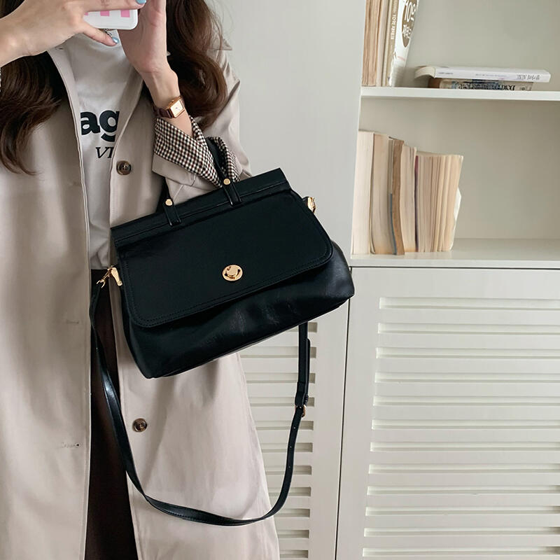 2way leather shoulder bag