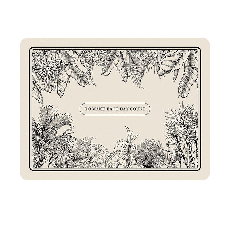 lucky logo luxury square sink mat