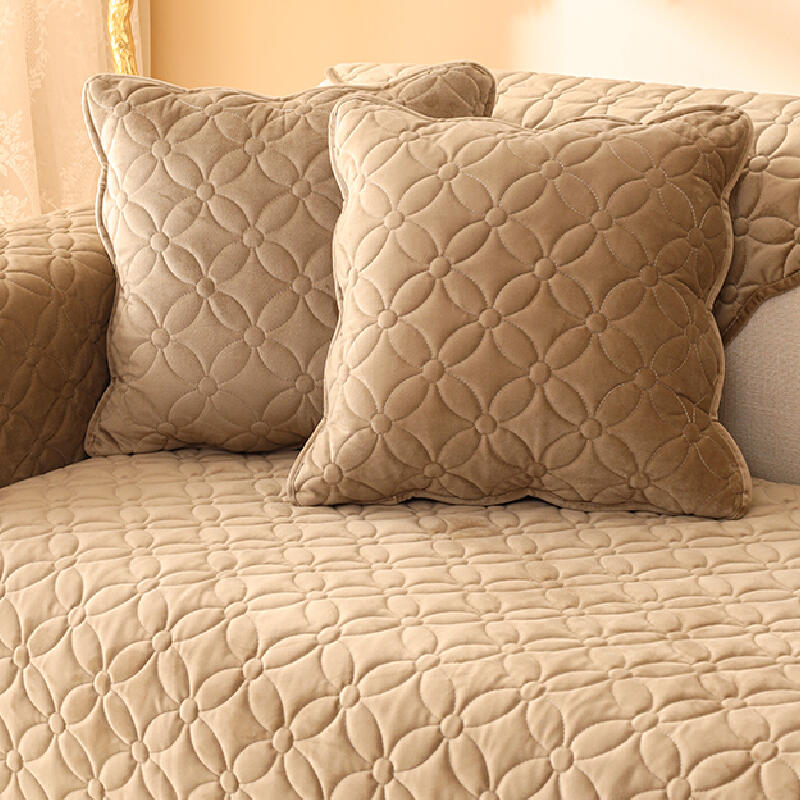 5color square flower cushion