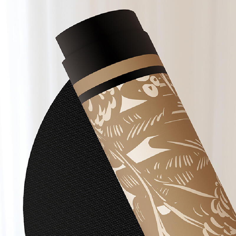 brown elegance logo door mat