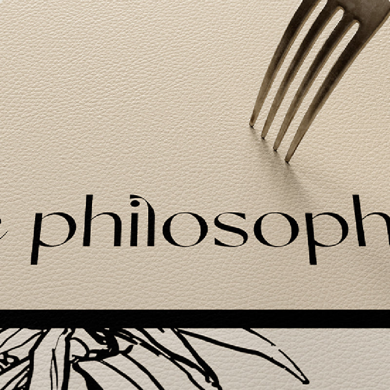 art philosopher logo place mat