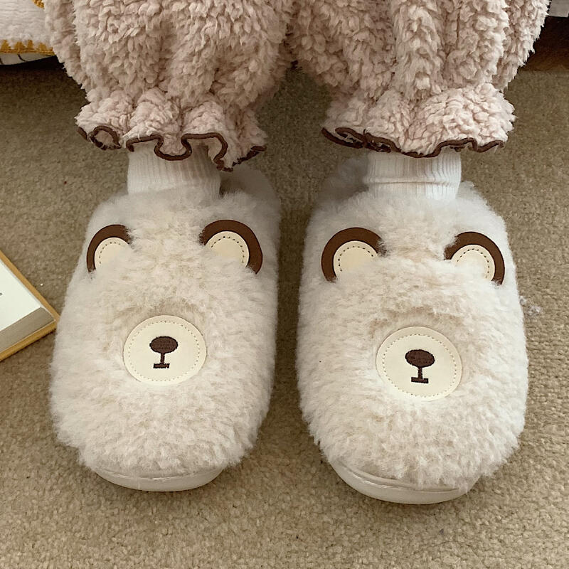 winter 2type bear roomshoes