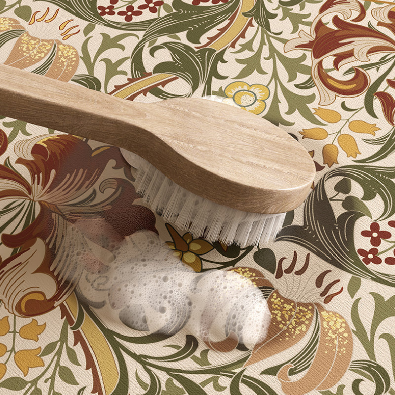 2design flower elegant bath mat