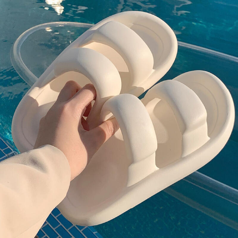 3color belt silicon room shoes