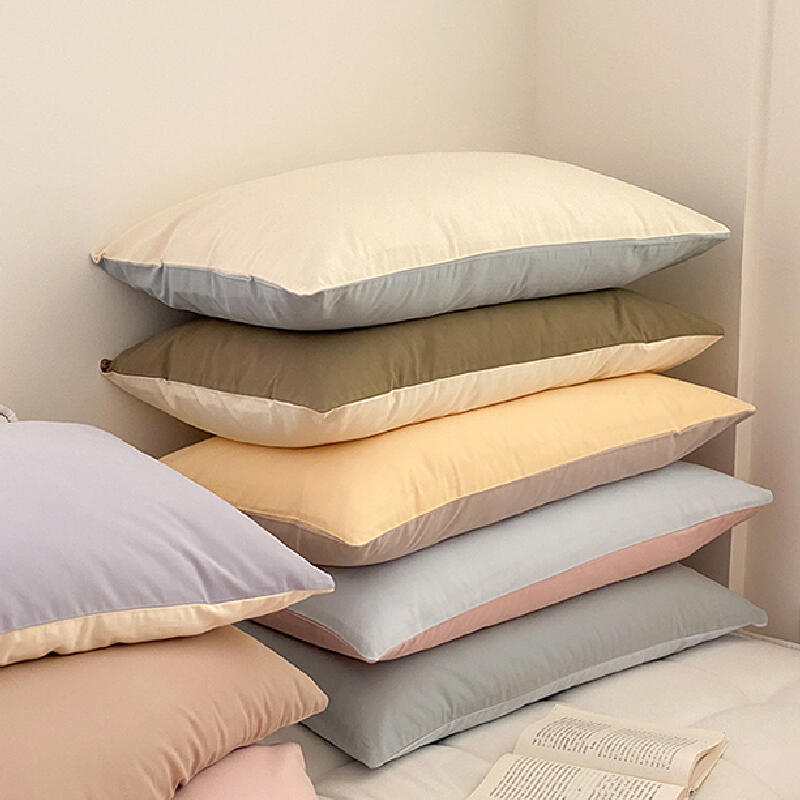 8color pastel bicolor pillow sheets
