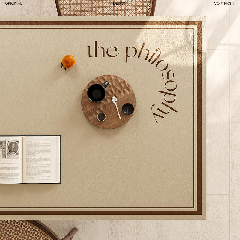 the last dance brown table mat