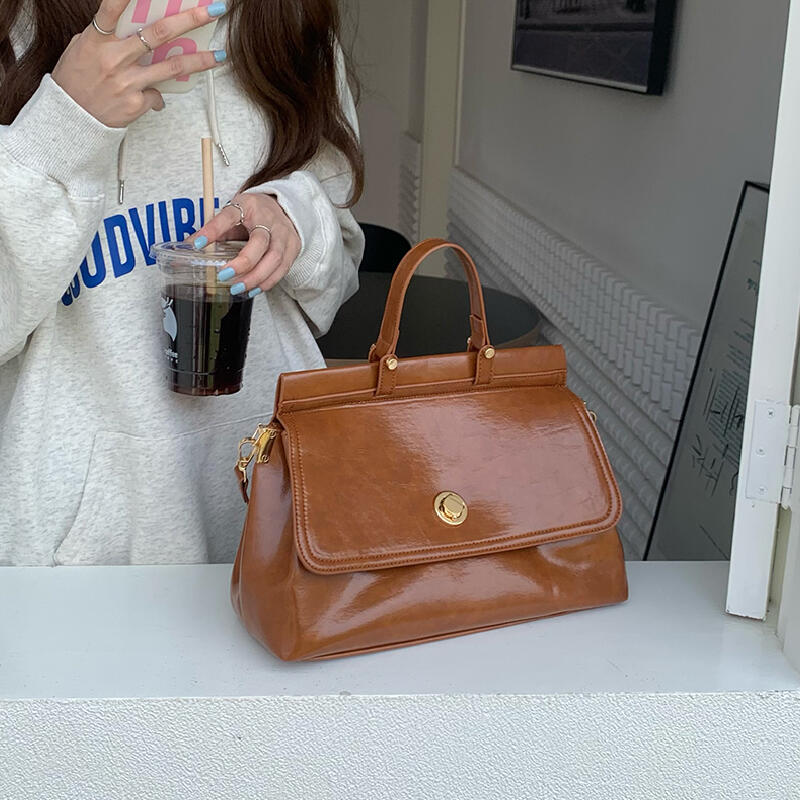 2way leather shoulder bag