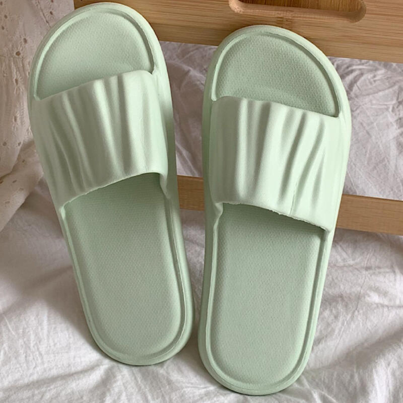 6color simple wave room shoes