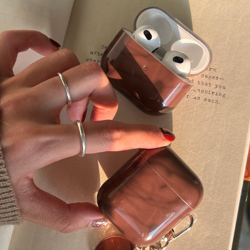 dark brown shadow Airpods case