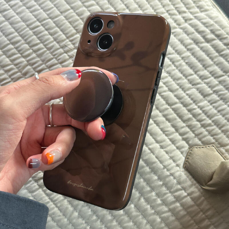 dark brown shadow iPhone case