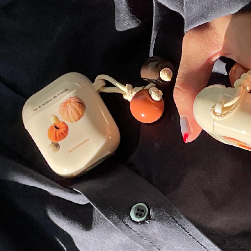 pumpkin charm Airpods case