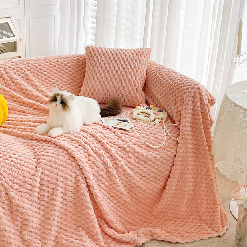 3color waffle fabric simple cushion