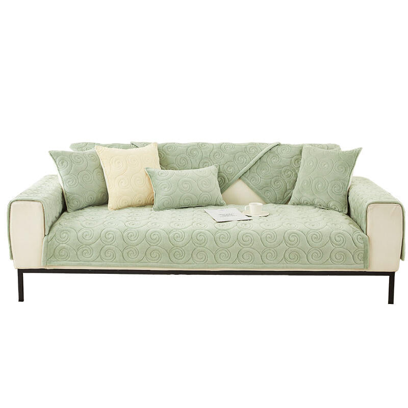 3d spiral sofa cover