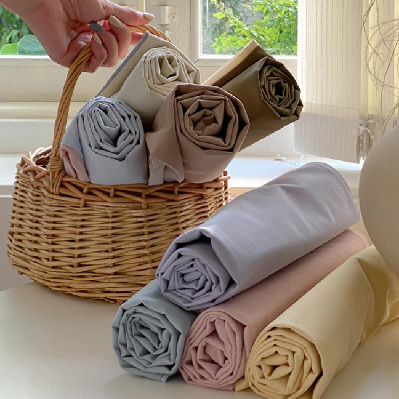 8color pastel bicolor pillow sheets