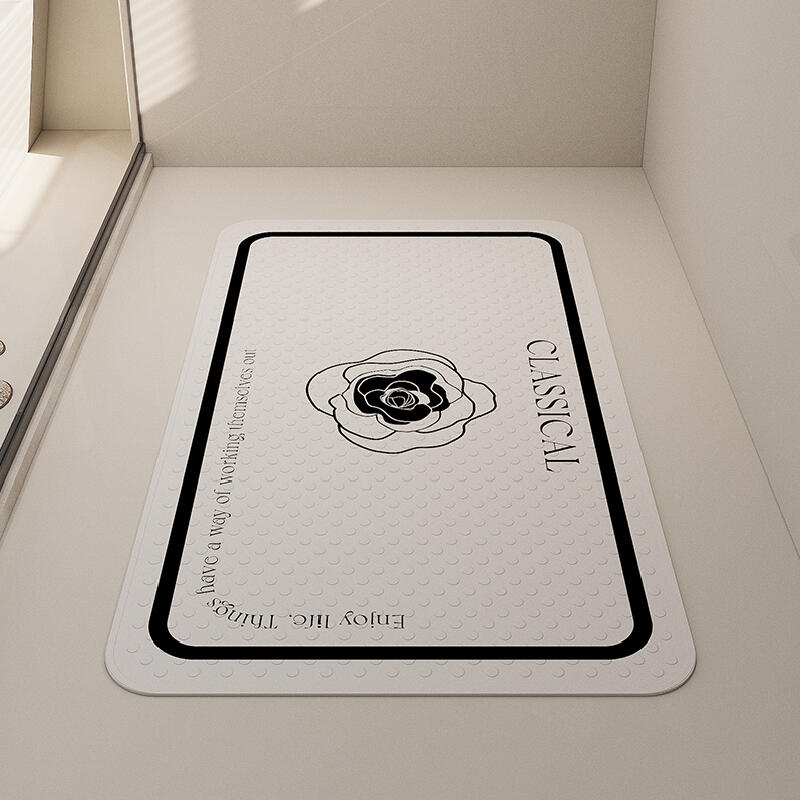 7design classical rose bath mat