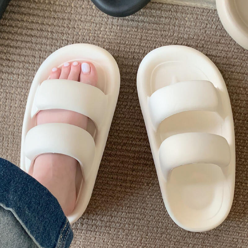 3color belt silicon room shoes