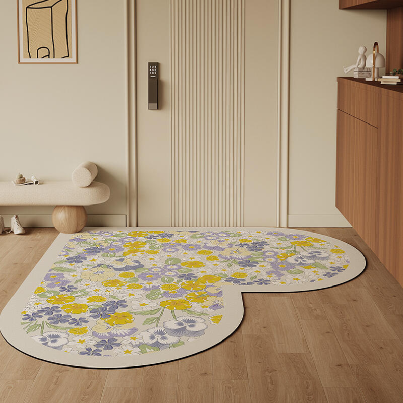 4design heart shape door mat