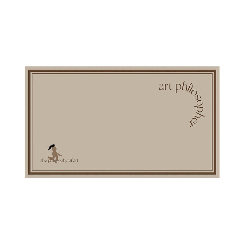 the last dance brown table mat