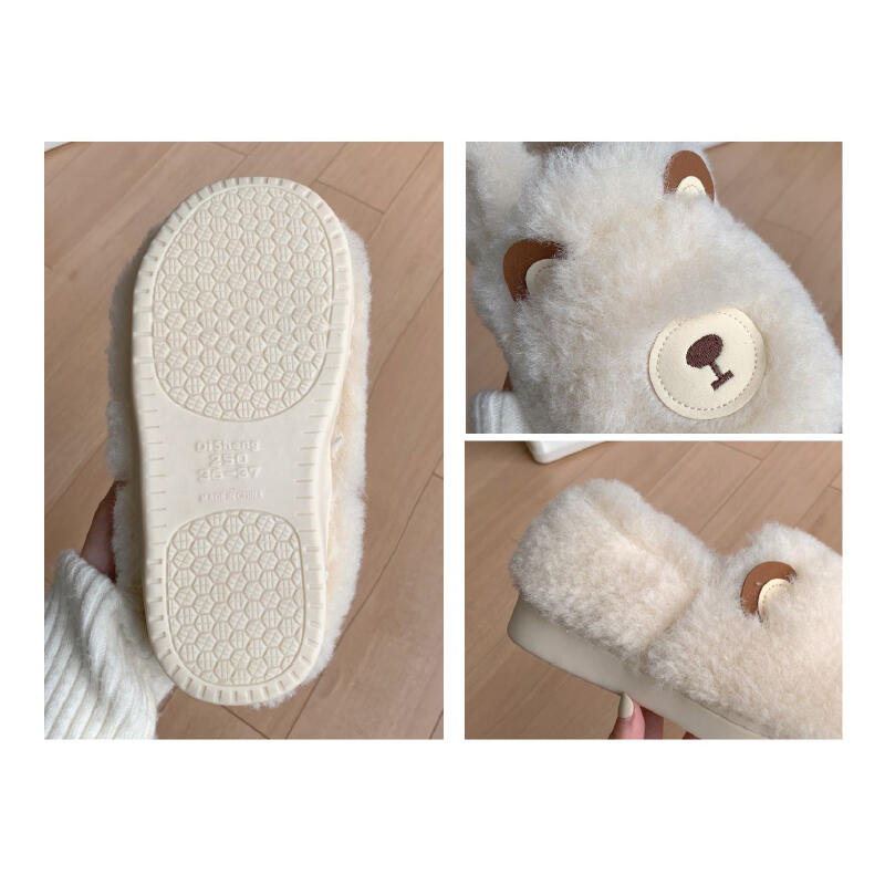 winter 2type bear roomshoes