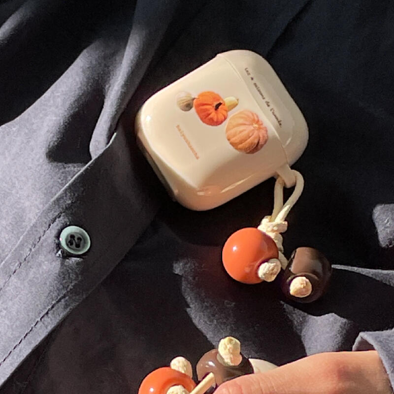 pumpkin charm Airpods case
