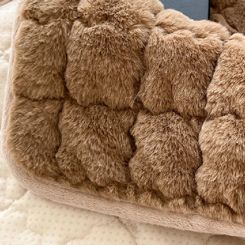 3color fluffy waffle sofacover