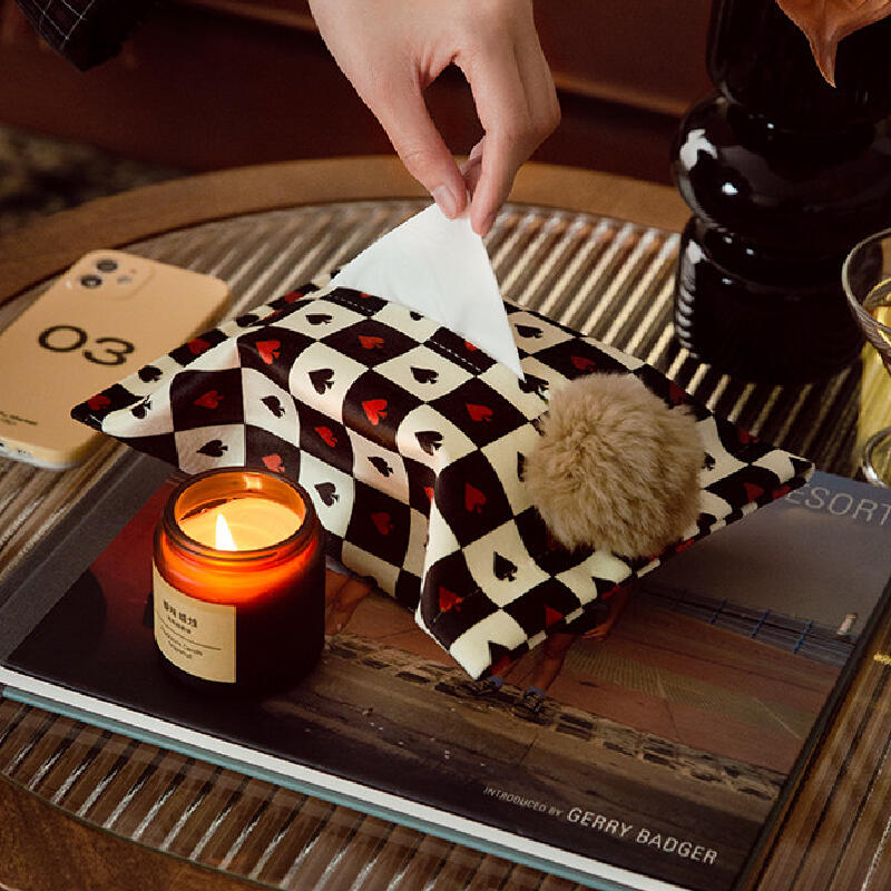 4design retro playing cards tissue case