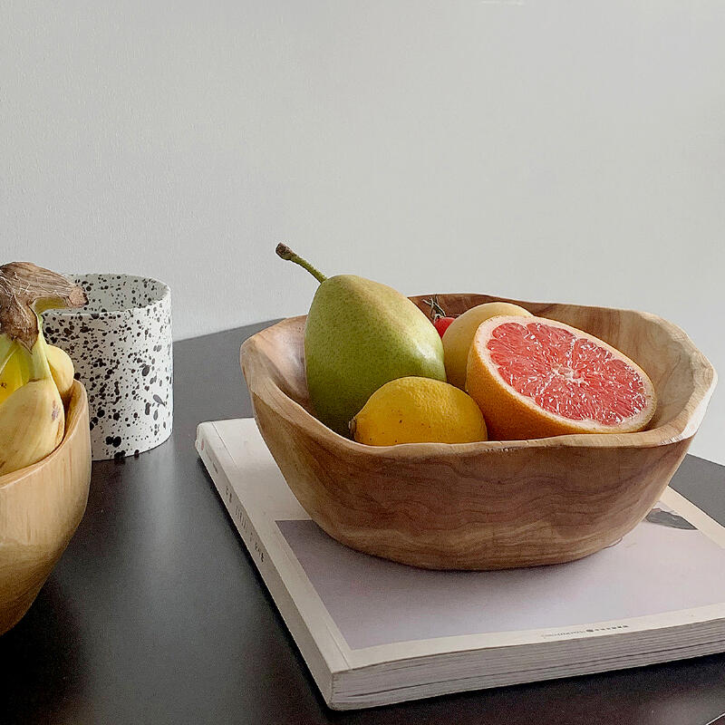 wave wood tray