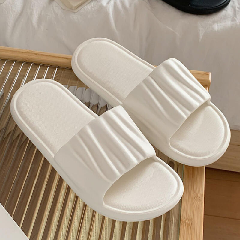6color simple wave room shoes
