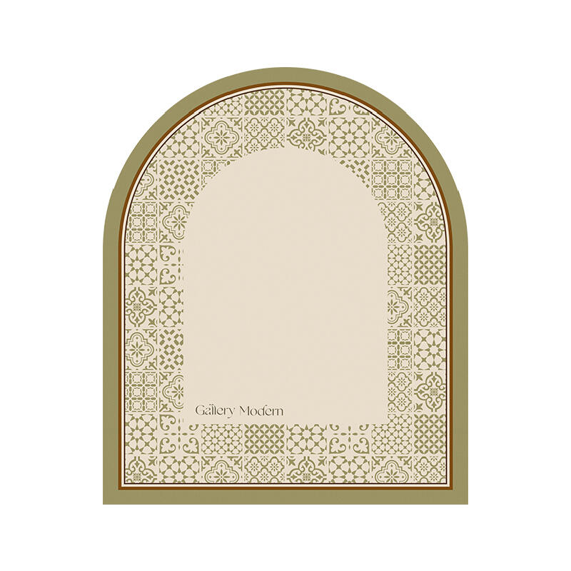 light green modern door mat