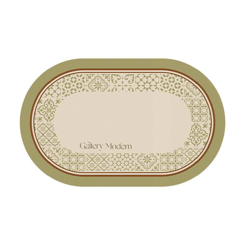 light green modern bath mat