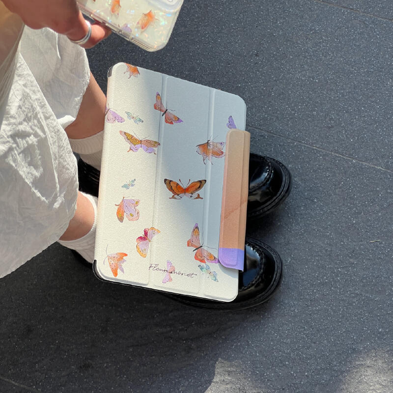 butterfly garden iPad case