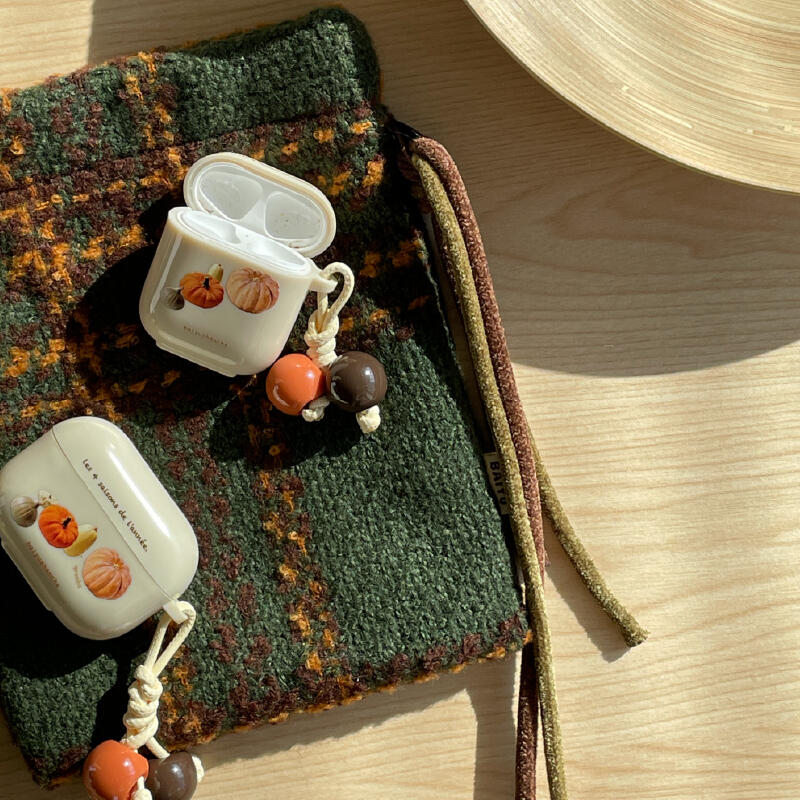 pumpkin charm Airpods case