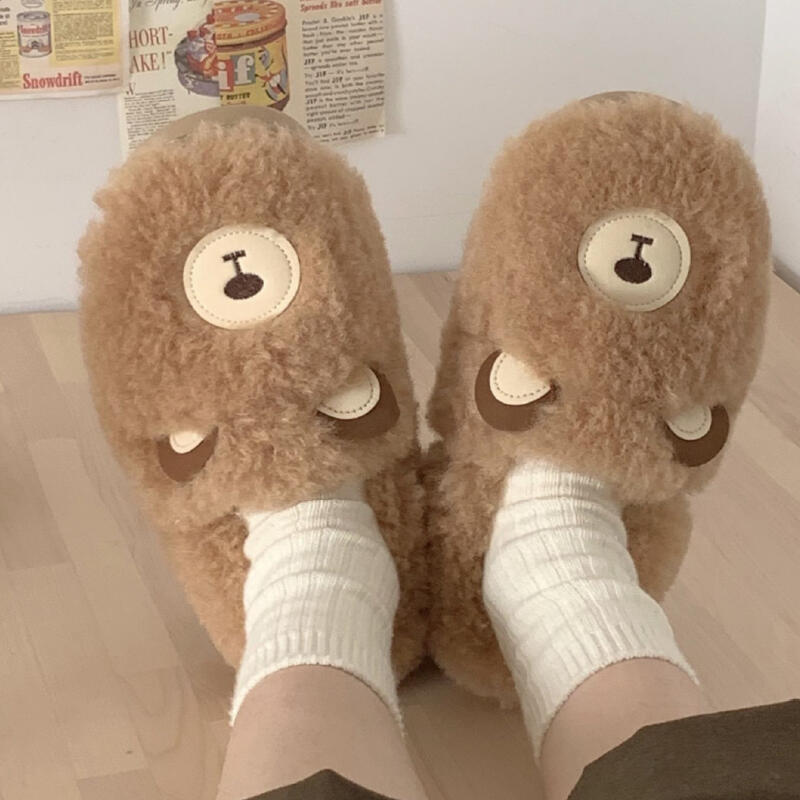 winter 2type bear roomshoes