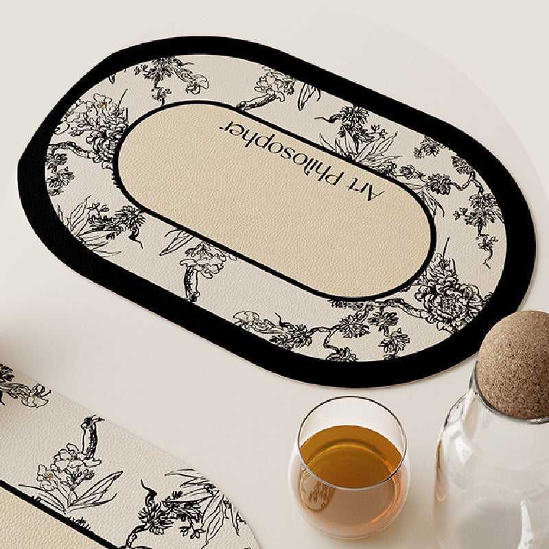 art philosopher logo place mat