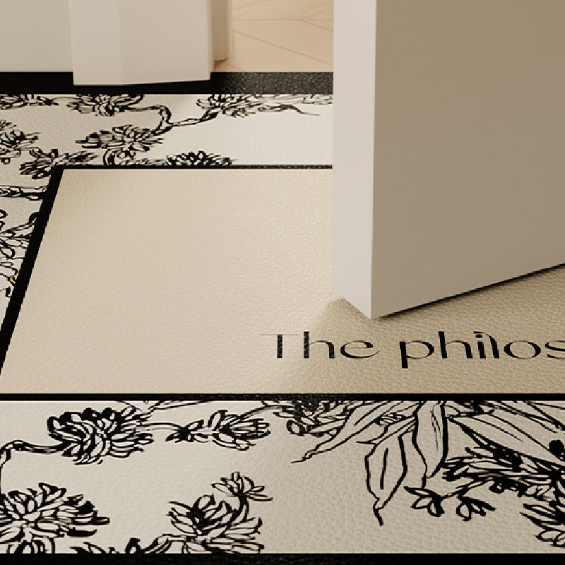 art philosopher logo kitchen mat