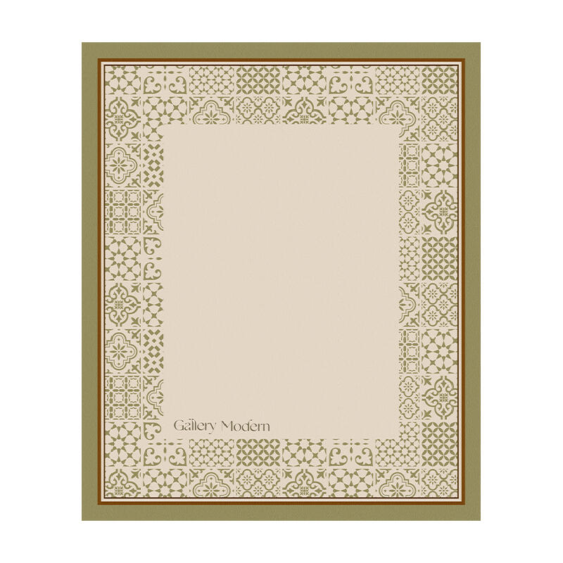 light green modern door mat