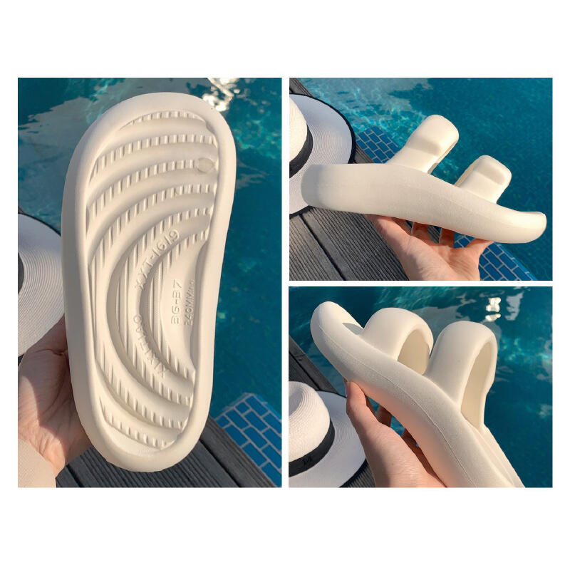 3color belt silicon room shoes