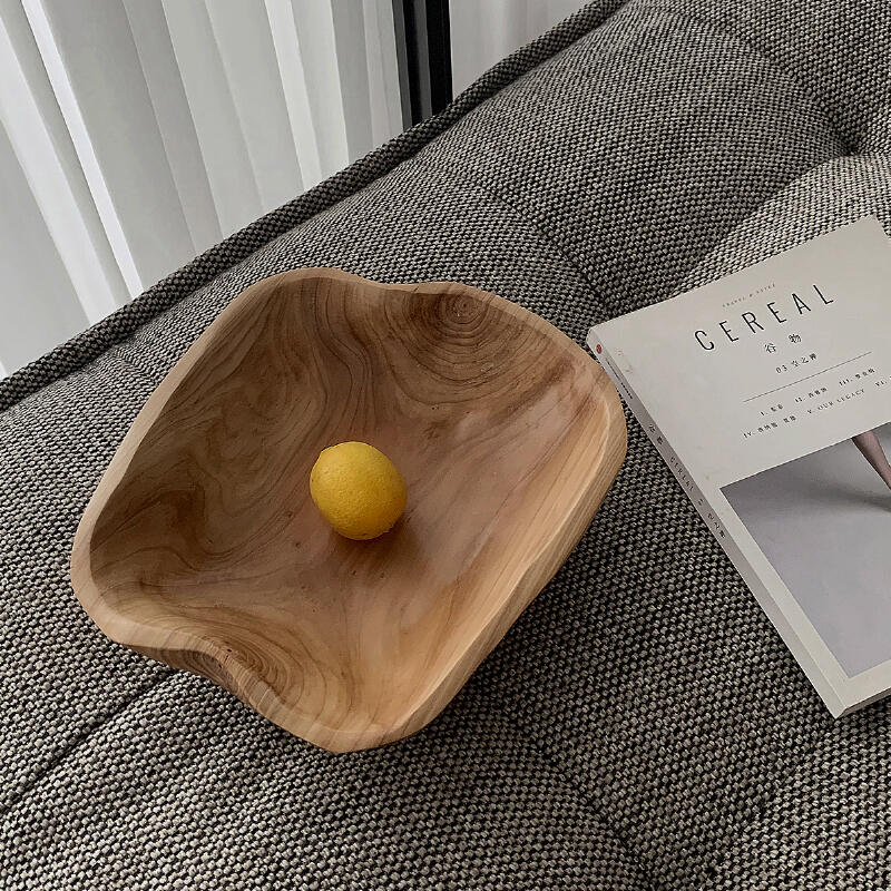 wave wood tray