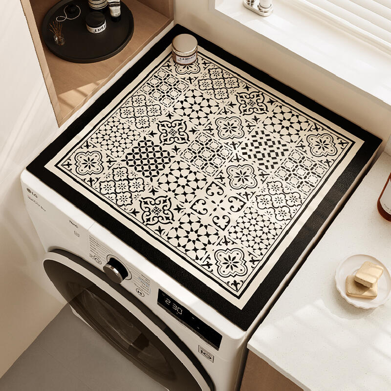 retro classical microwave cover mat