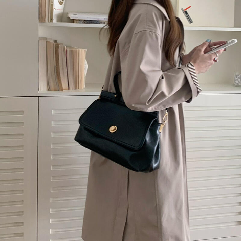2way leather shoulder bag