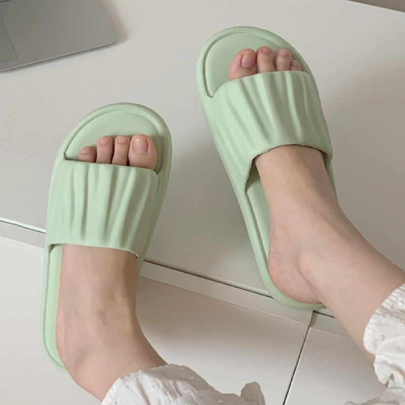 6color simple wave room shoes