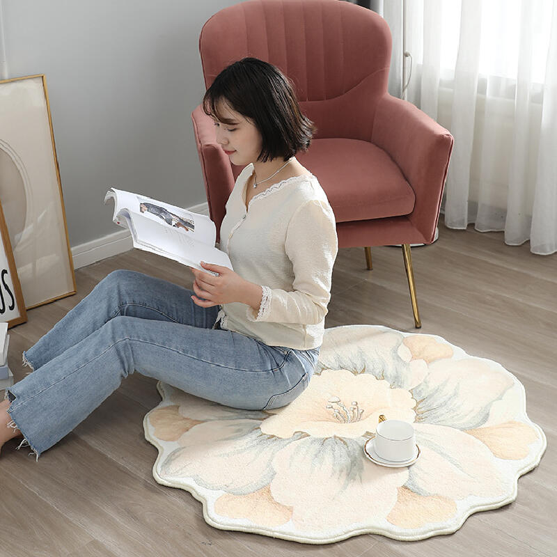 7design flour round carpet