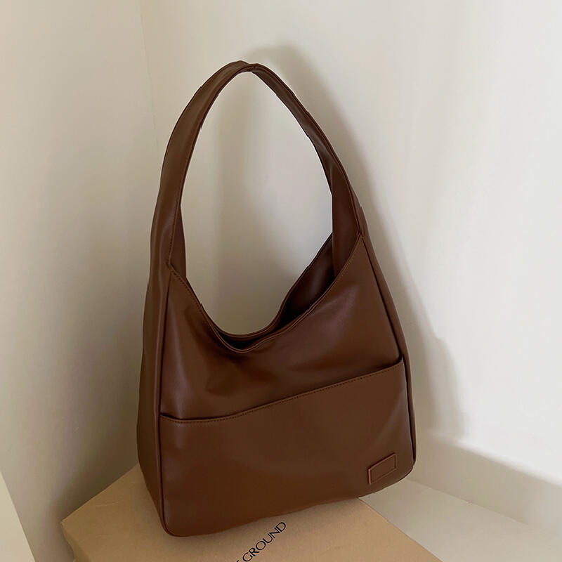 leather square tote bag