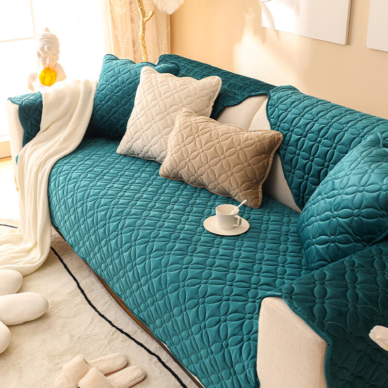 5color square flower sofacover