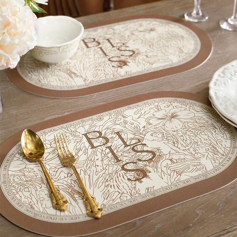meilleure nature brown place mat