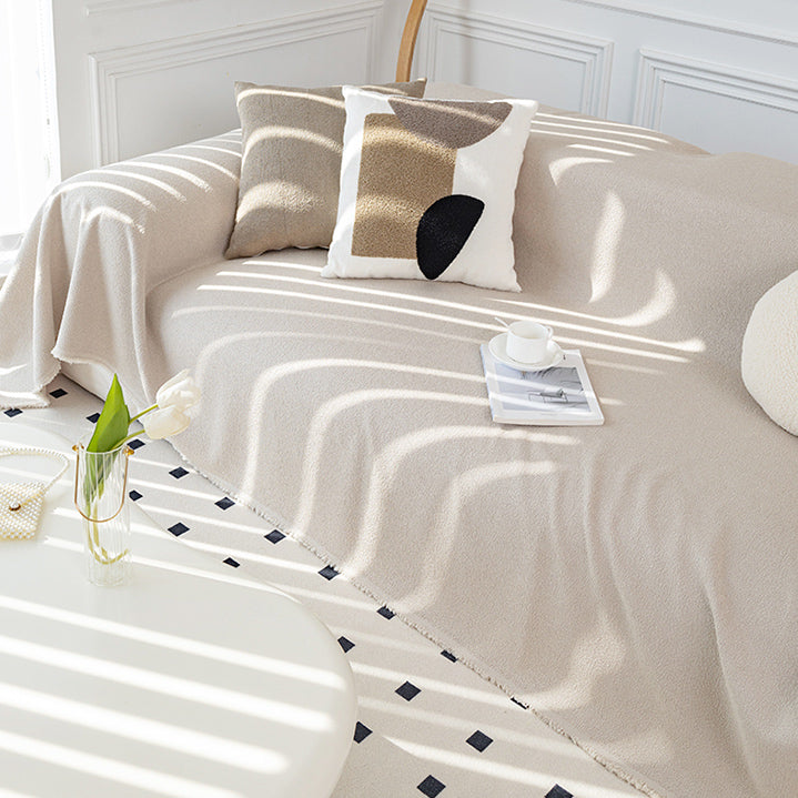 5color simple towel sofa cover